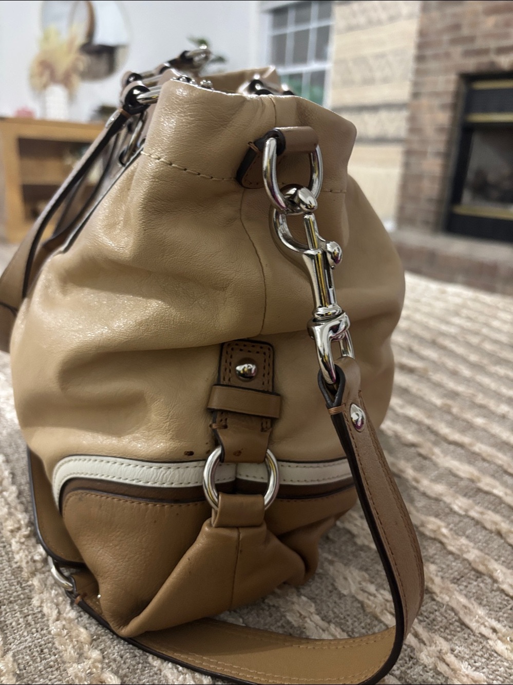 Coach Ashley Spectator Leather Shoulder Bag - Picture 6 of 16